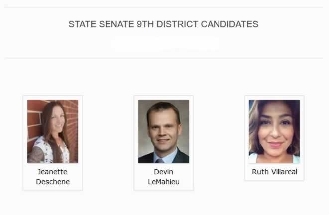 9th State Senate Candidates
