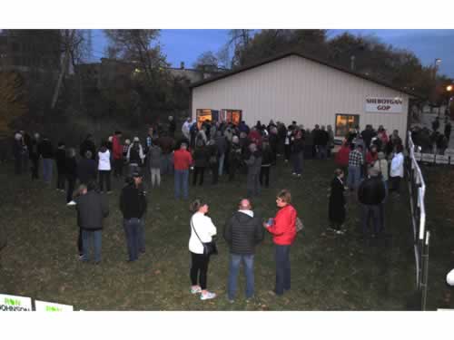 Johnson Sheboygan Rally